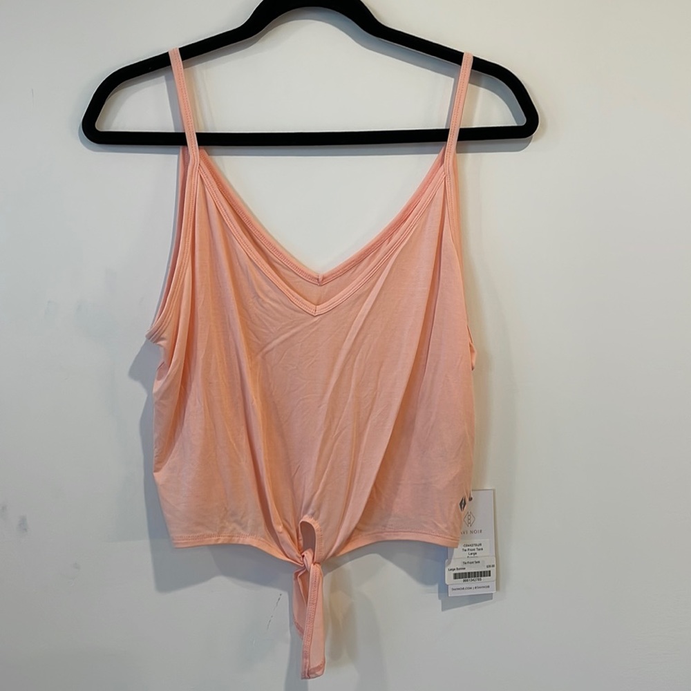 NWT Tavi Noir Tie Front Tank Top